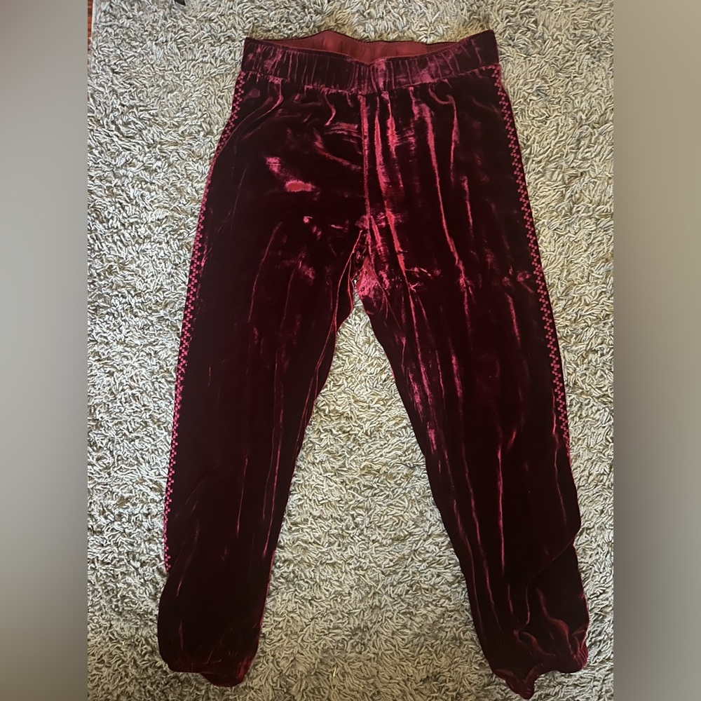 SOLD Johnny Was Aurora Velvet Jogger Pants - Picture 6 of 8
